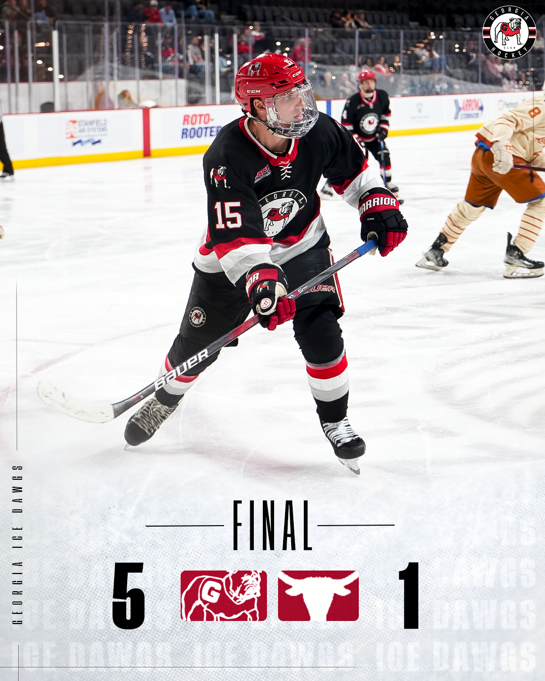 Final score graphic